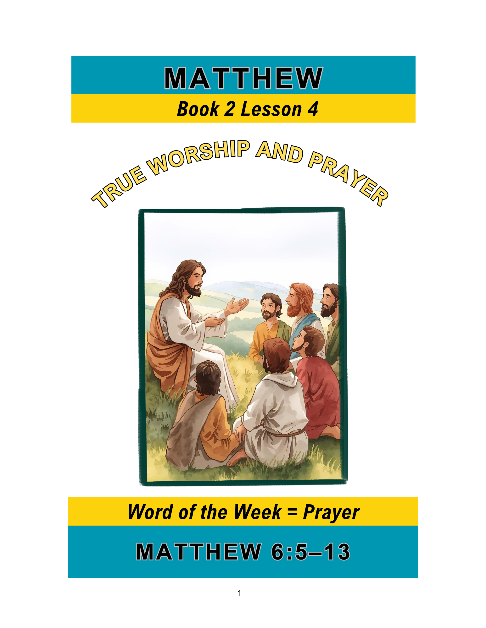 Matthew – Book 2 Lesson 4 (PDF)