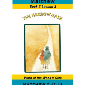 Matthew – Book 3 Lesson 3 (PDF)