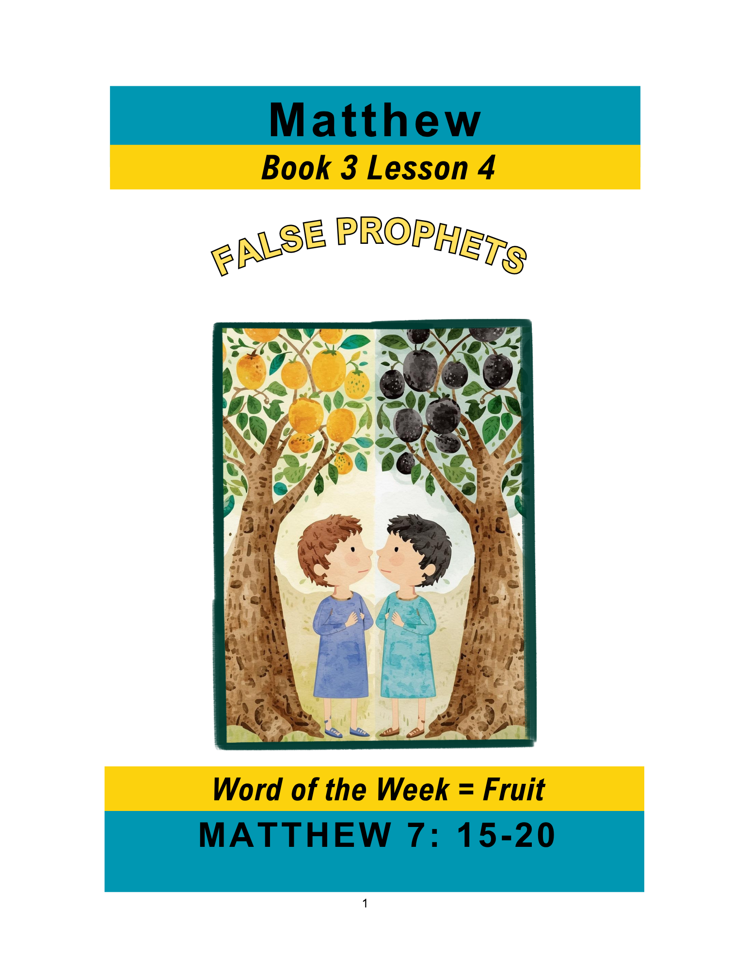 Matthew – Book 3 Lesson 4 (PDF)