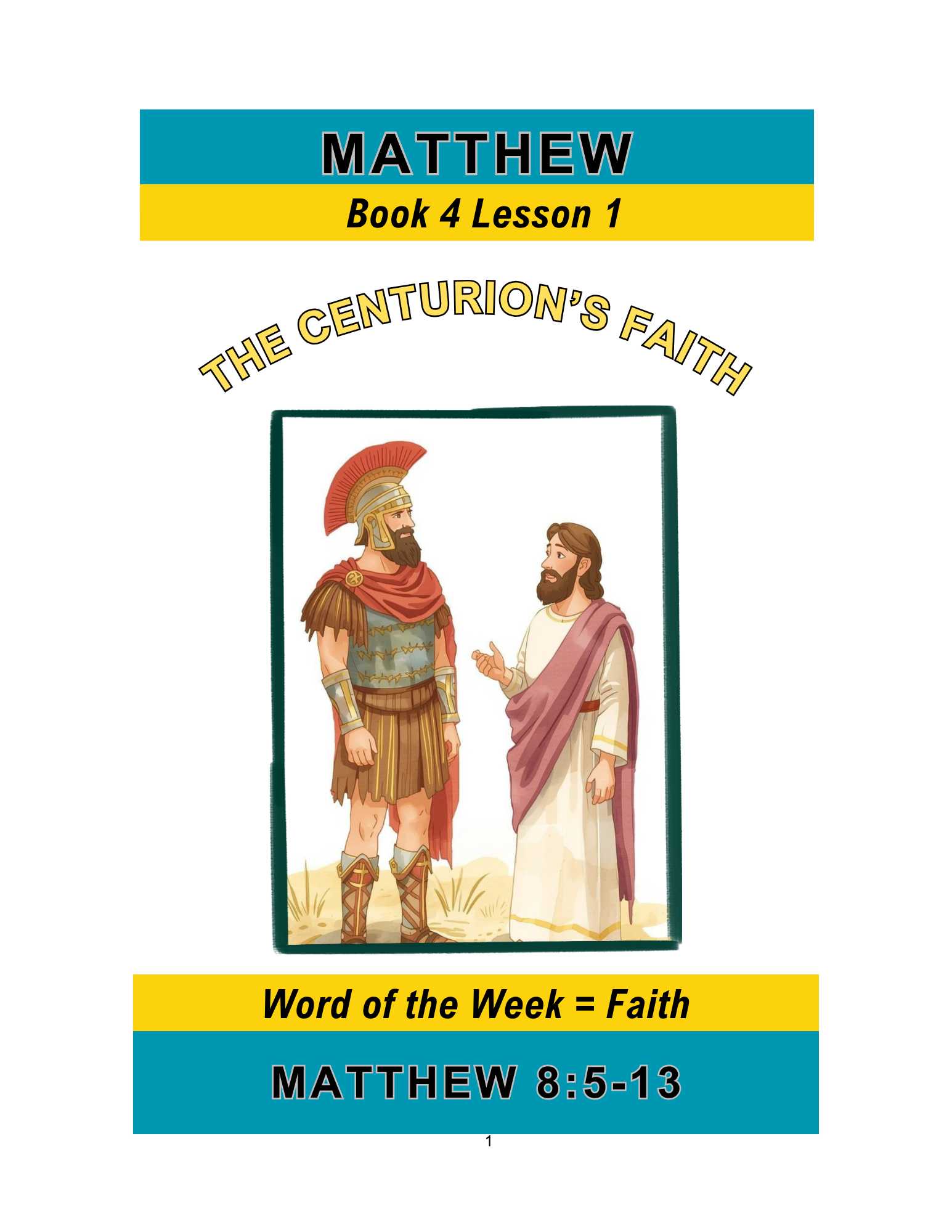 Matthew – Book 4 Lesson 1 (PDF)