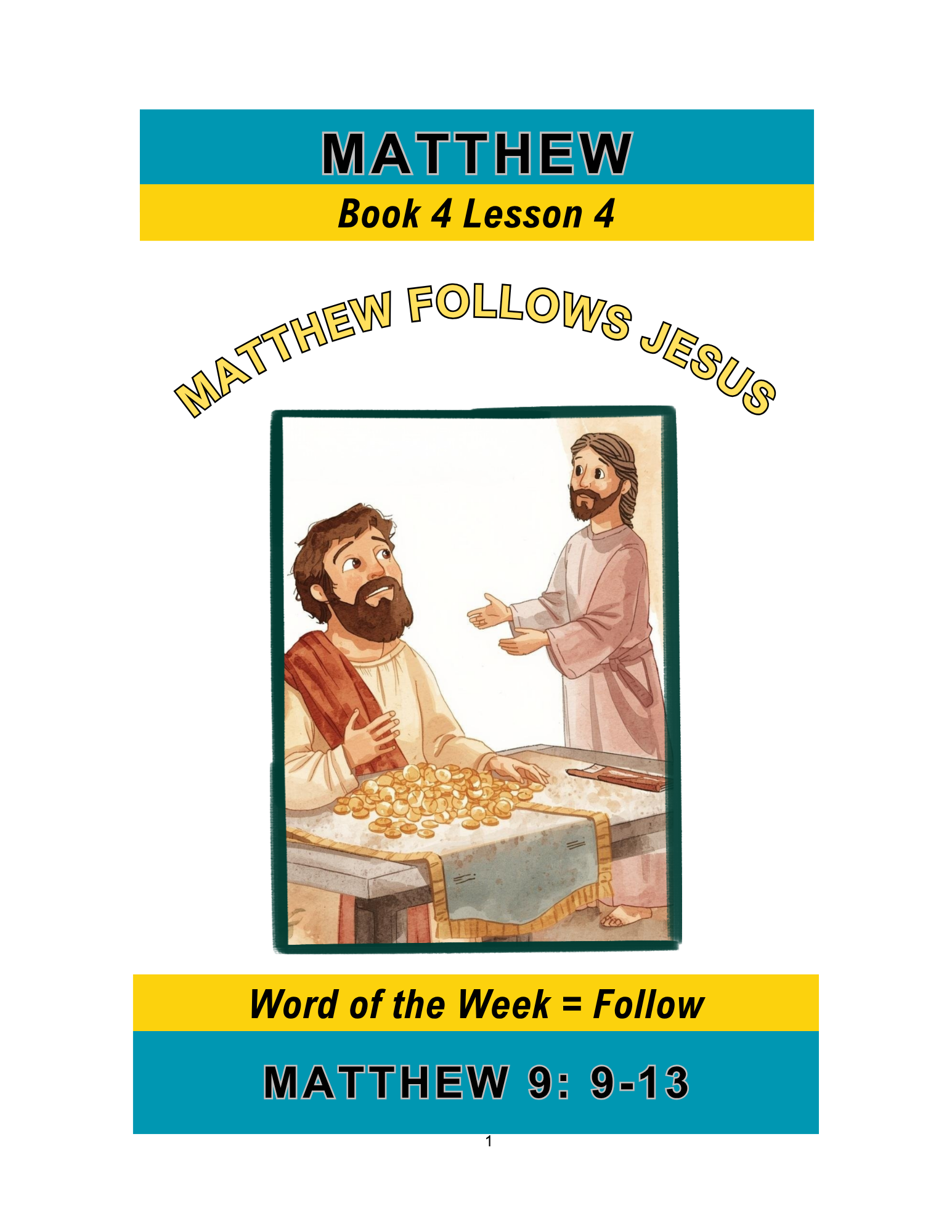 Matthew – Book 4 Lesson 4 (PDF)