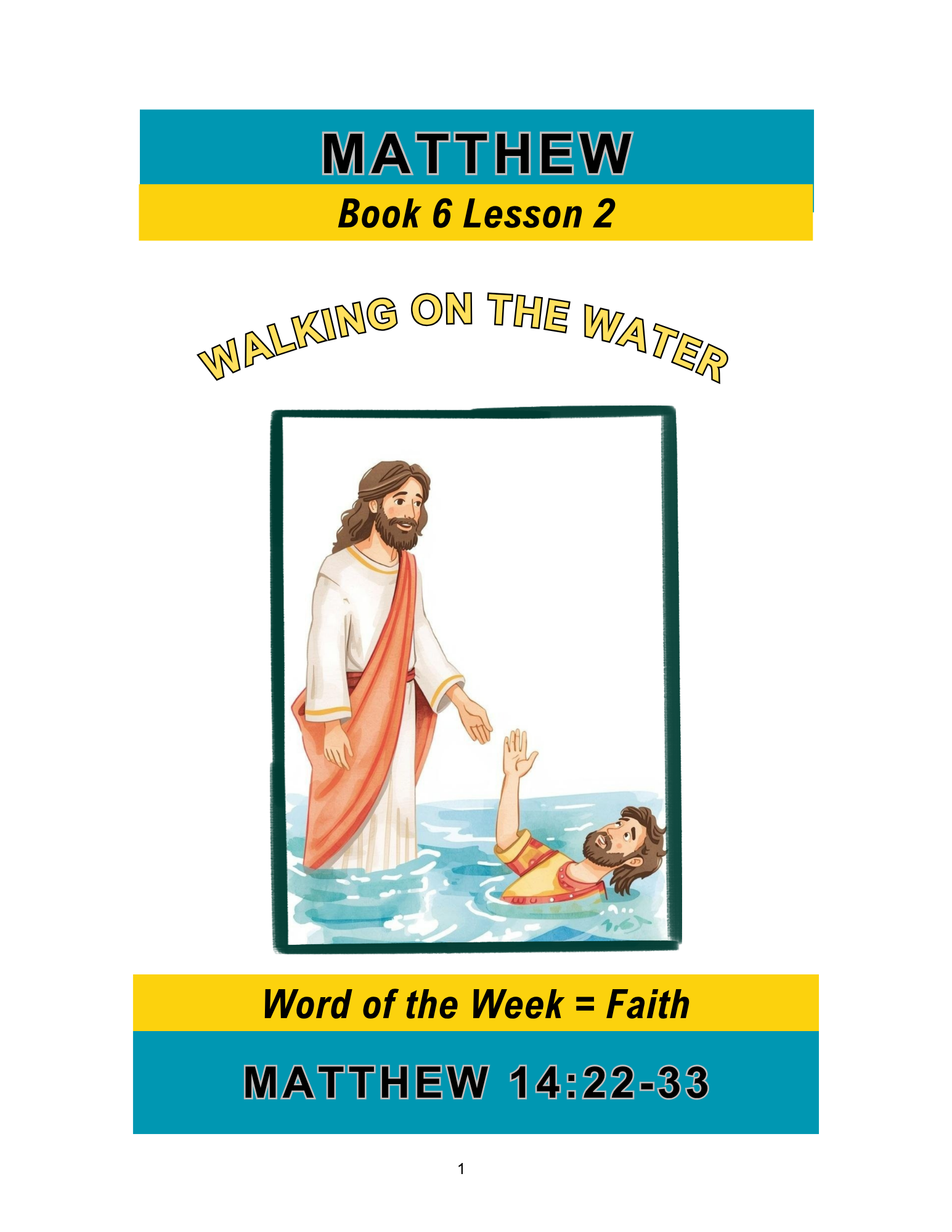 Matthew – Book 6 Lesson 2 (PDF)
