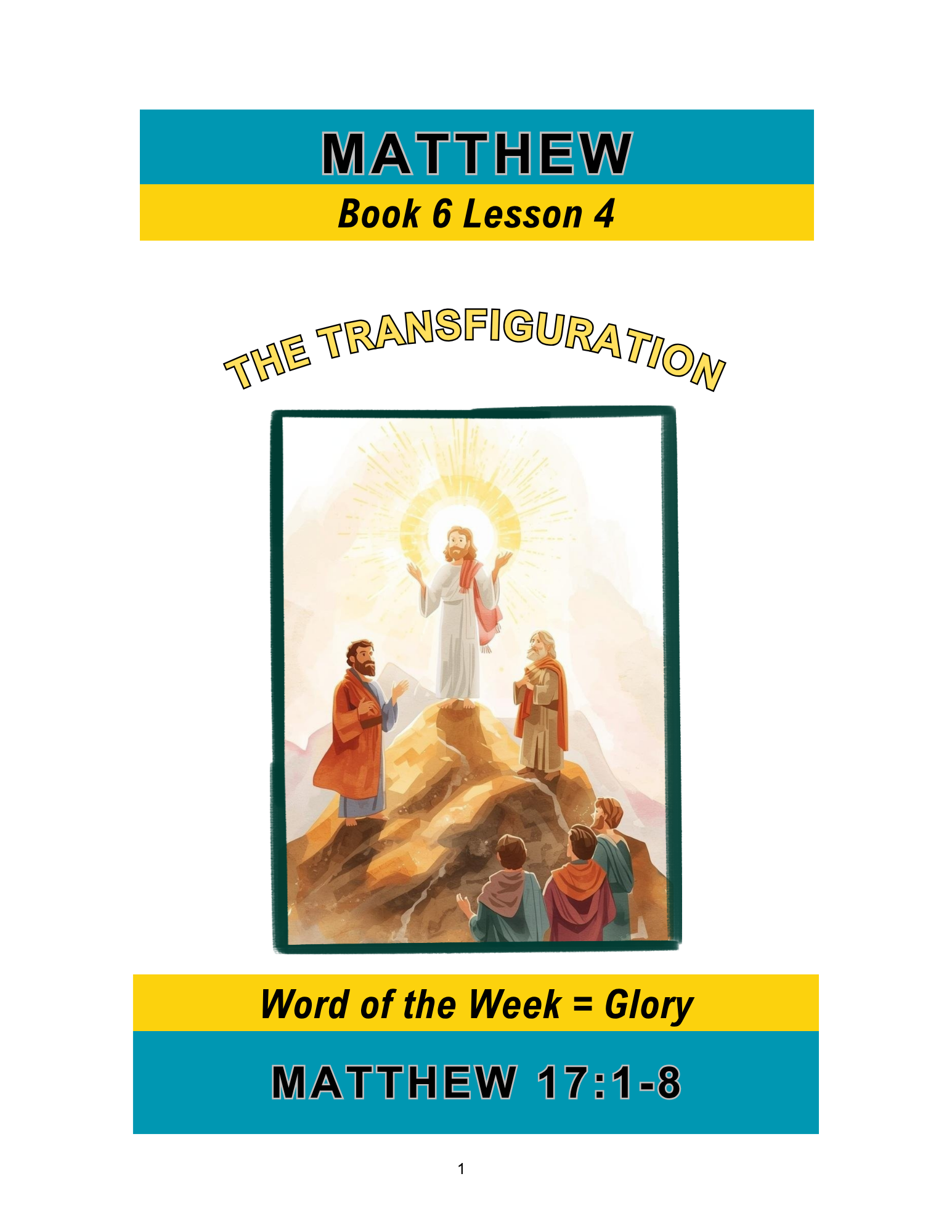 Matthew – Book 6 Lesson 4 (PDF)