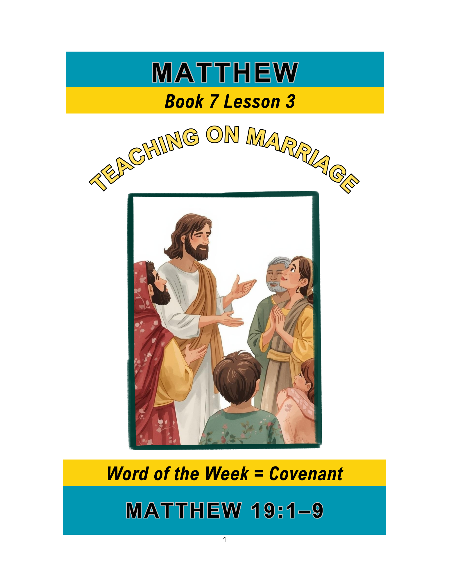 Matthew – Book 7 Lesson 3 (PDF)