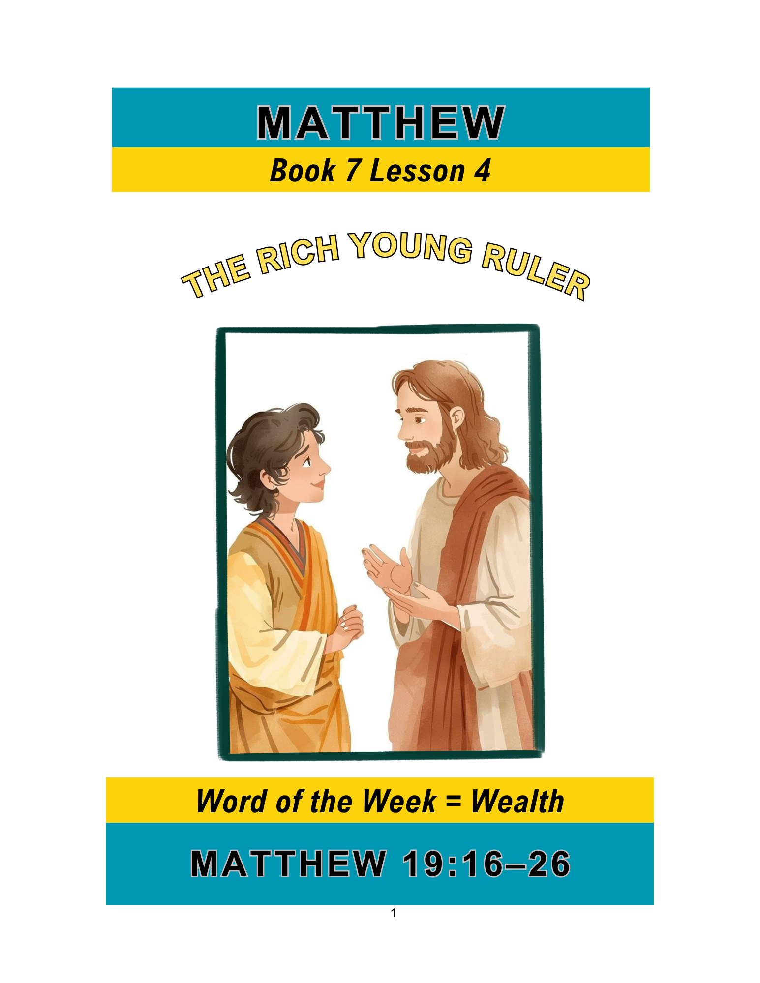 Matthew – Book 7 Lesson 4 (PDF)