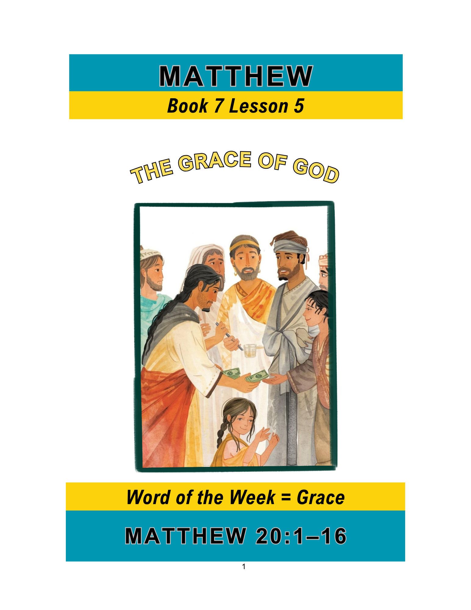 Matthew – Book 7 Lesson 5 (PDF)