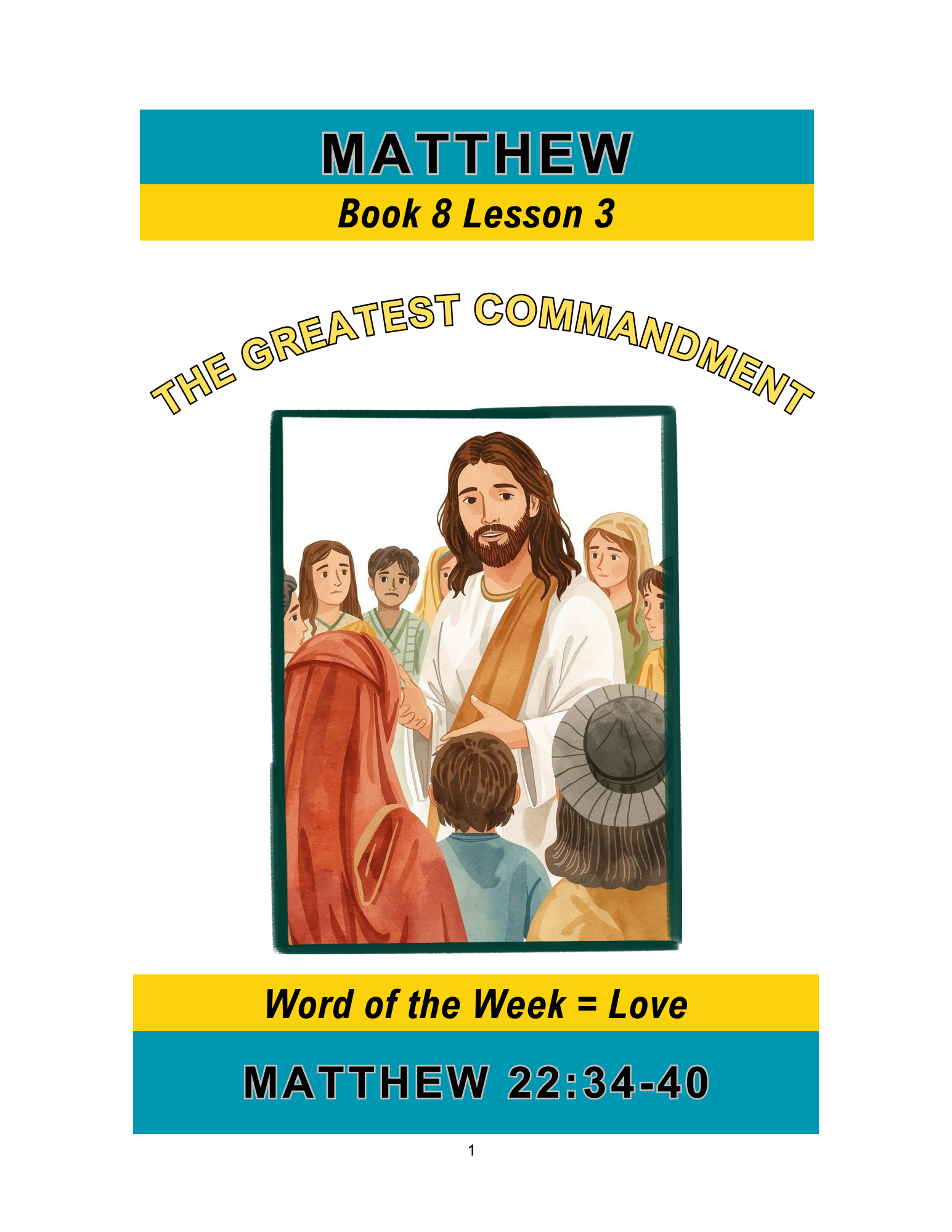 Matthew – Book 8 Lesson 3 (PDF)