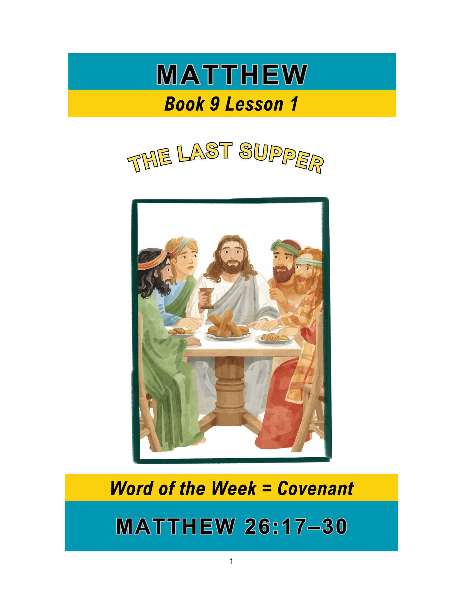 Matthew – Book 9 Lesson 1 (PDF)